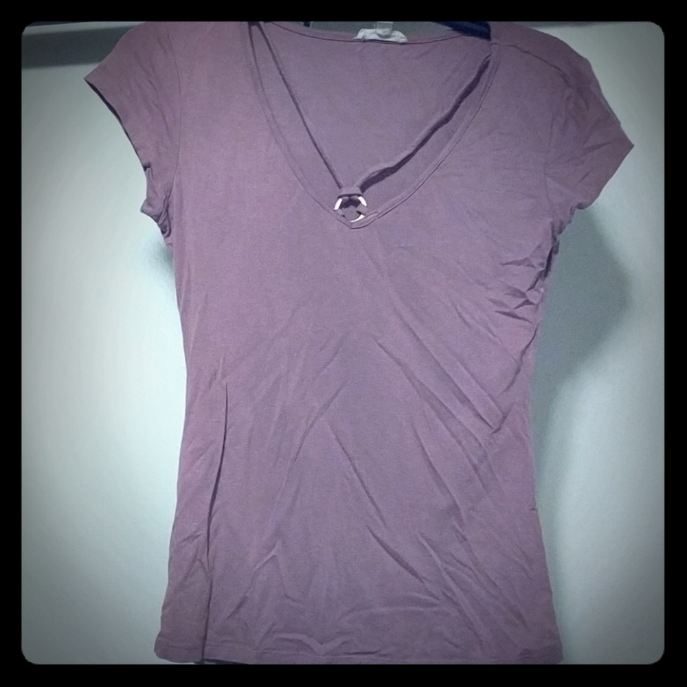 Pink V-neck